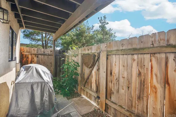 a view of outdoor space and deck