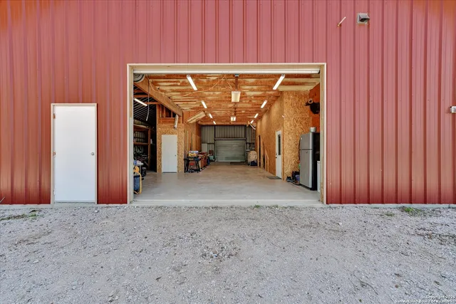 a view of a hallway with closet