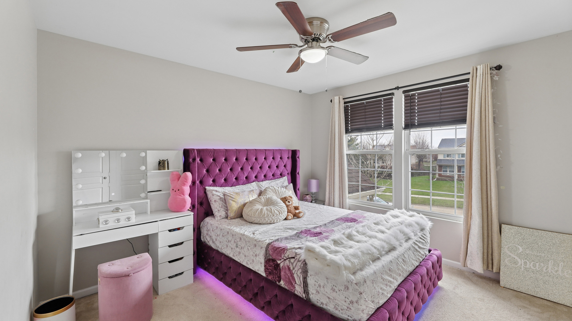 210 Honeysuckle Street Bolingbrook, IL 60490 - Photo 15 of 37 a bedroom with a large bed and a window