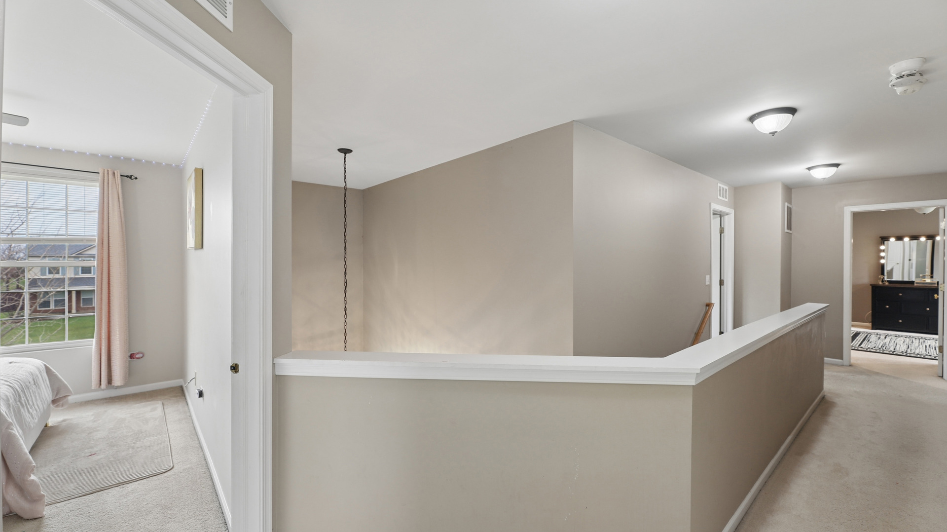 210 Honeysuckle Street Bolingbrook, IL 60490 - Photo 22 of 37 a view of hallway with window and stairs