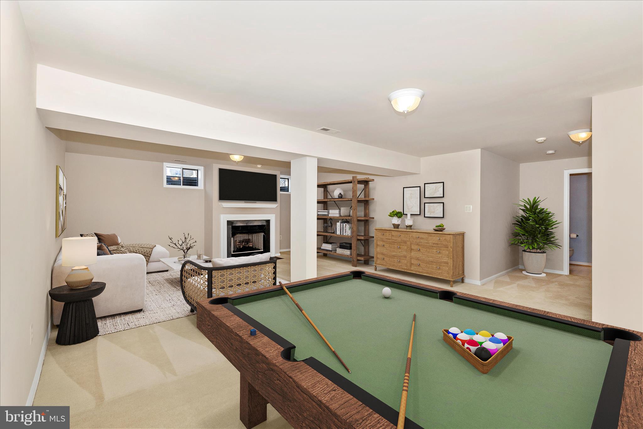 2654 Brook Valley Road Frederick, MD 21701 - Photo 36 of 64 a living room with furniture window and flat screen tv
