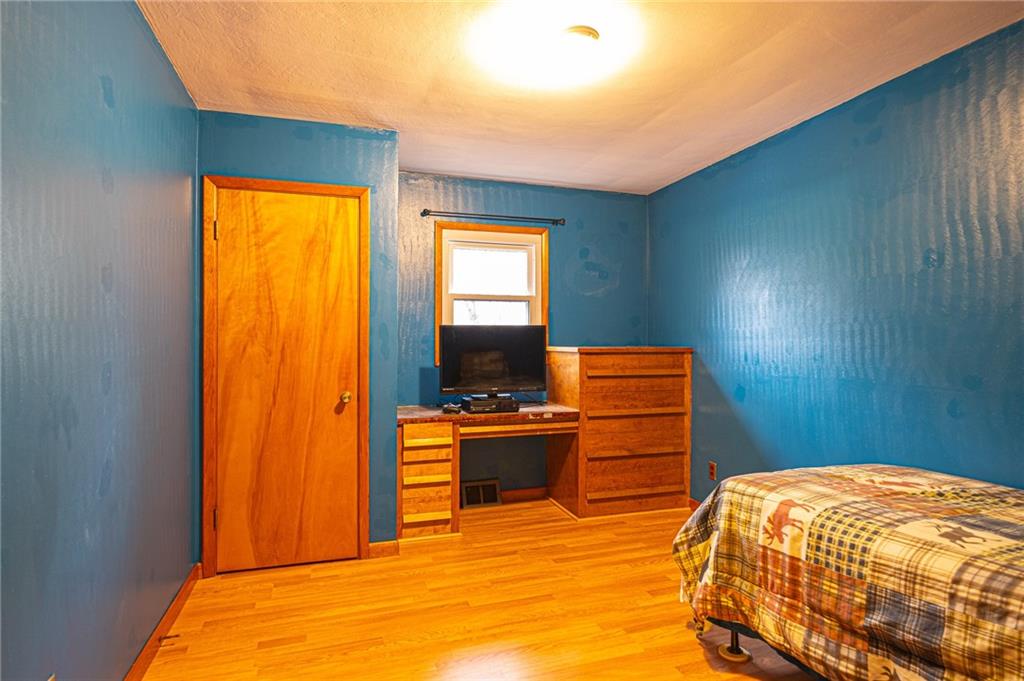 1252 Old Rte 18 Wampum, PA 16157 - Photo 10 of 22 3rd Bedroom 10'x13' New Floor and Window and a nice built in desk