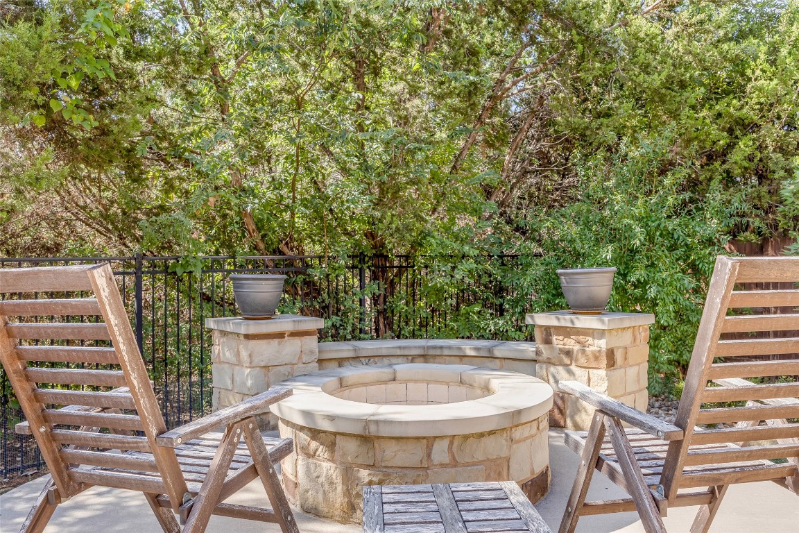 103 County Road 180, Unit 23 Leander, TX 78641 - Photo 38 of 40 a view of a chairs and table in the terrace