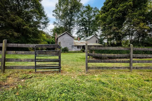 a view of a house with a park