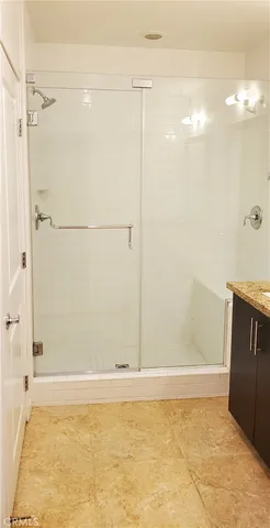 a view of balcony with furniture