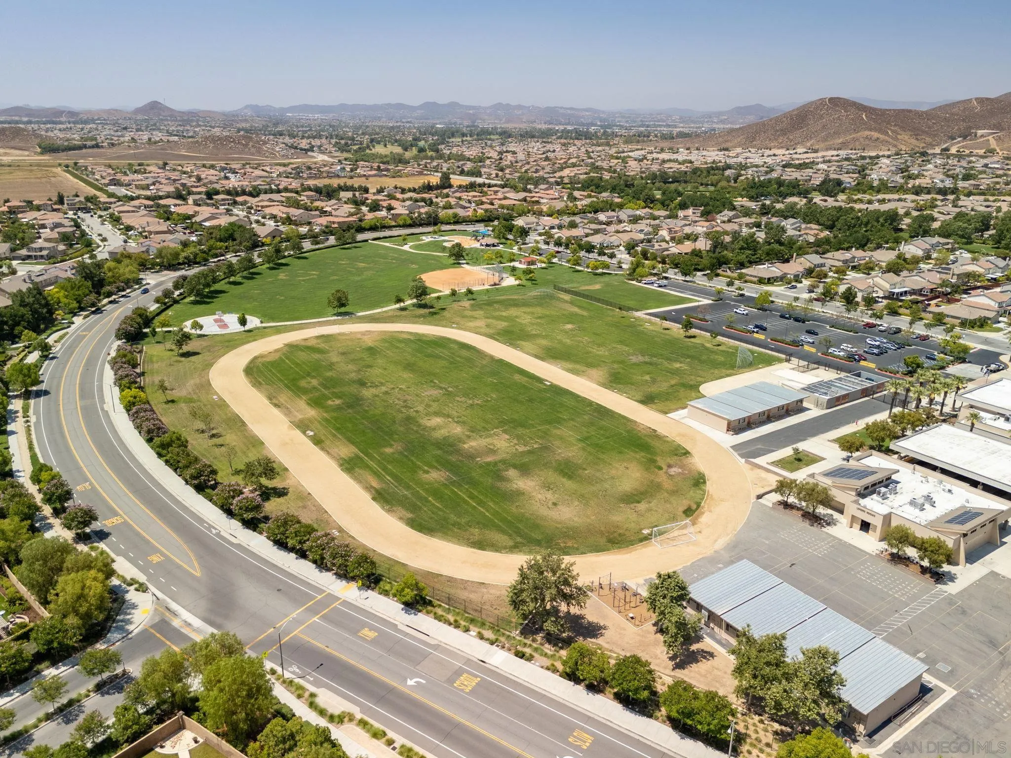 29885 Loy Drive Menifee, CA 92585 - Photo 46 of 75 an aerial view of residential houses with outdoor space