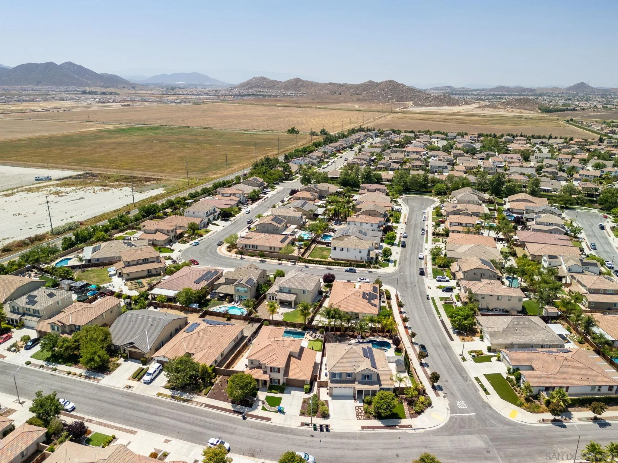29885 Loy Drive Menifee, CA 92585 - Photo 47 of 75 an aerial view of residential building with ocean view