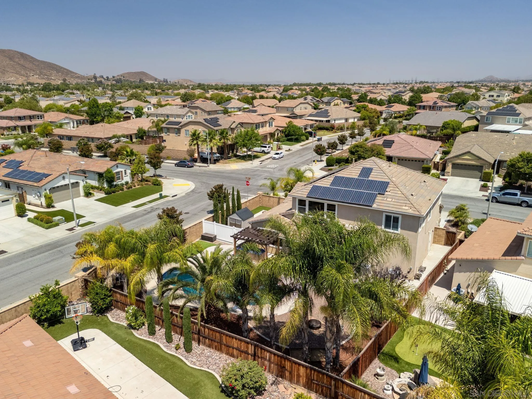 29885 Loy Drive Menifee, CA 92585 - Photo 66 of 75 an aerial view of residential houses with outdoor space