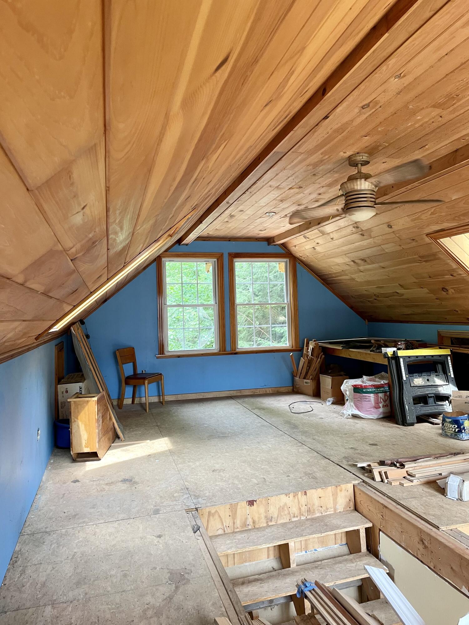 115 Rancourt Lane Burnham, ME 04922 - Photo 17 of 37 Large Loft Area