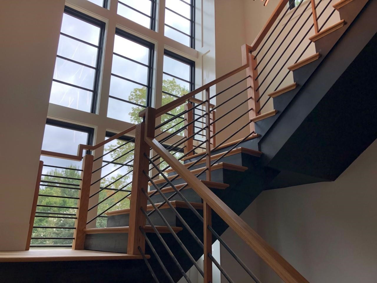 1401 Hedgelawn Way Raleigh, NC 27615 - Photo 26 of 29 Floating Staircase