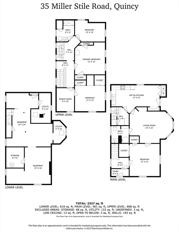 35 Miller Stile Road Quincy, MA 02169 - Photo 30 of 30 a black and white photo of a living room