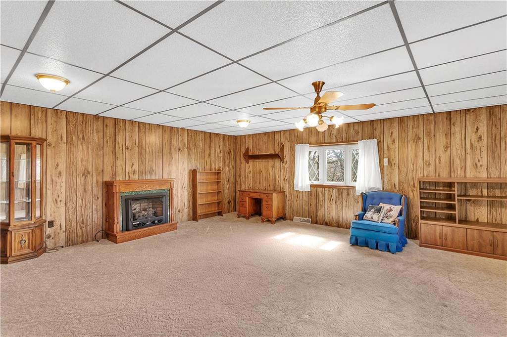 523 Allendale Road Rochester, PA 15074 - Photo 8 of 34 a living room with furniture and a fireplace