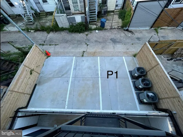 a view of outdoor space with seating area