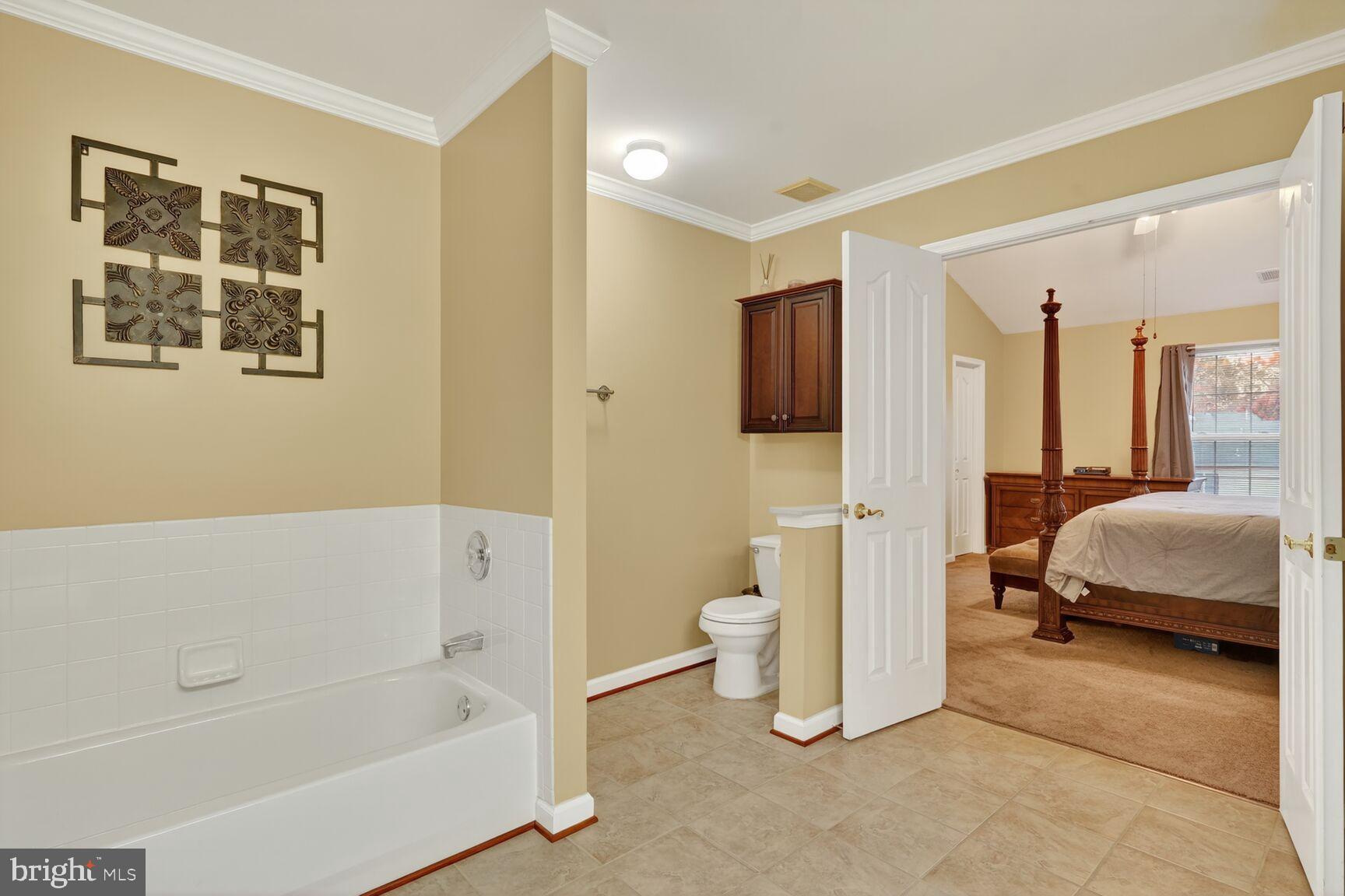 8205 Swamp Rose Place Laurel, MD 20724 - Photo 17 of 34 a en suite bathroom with a tub and toilet