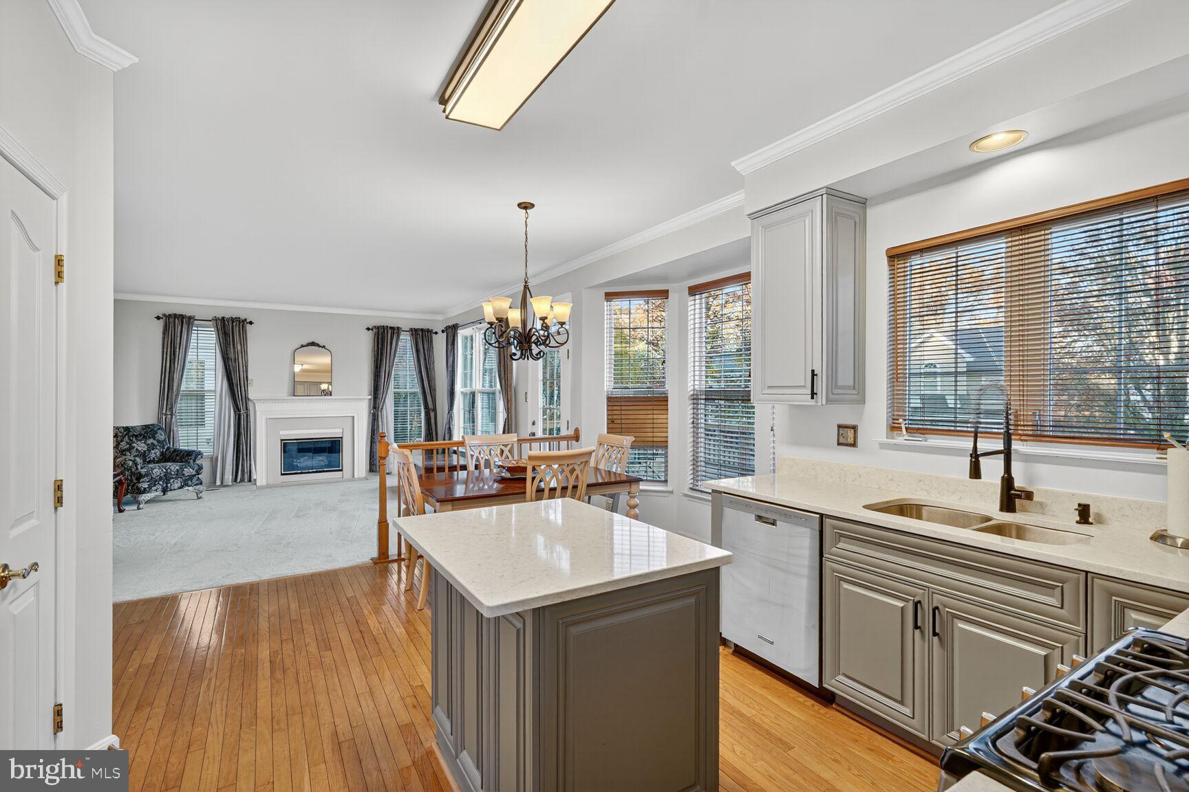 8205 Swamp Rose Place Laurel, MD 20724 - Photo 7 of 34 a kitchen with sink refrigerator and large window