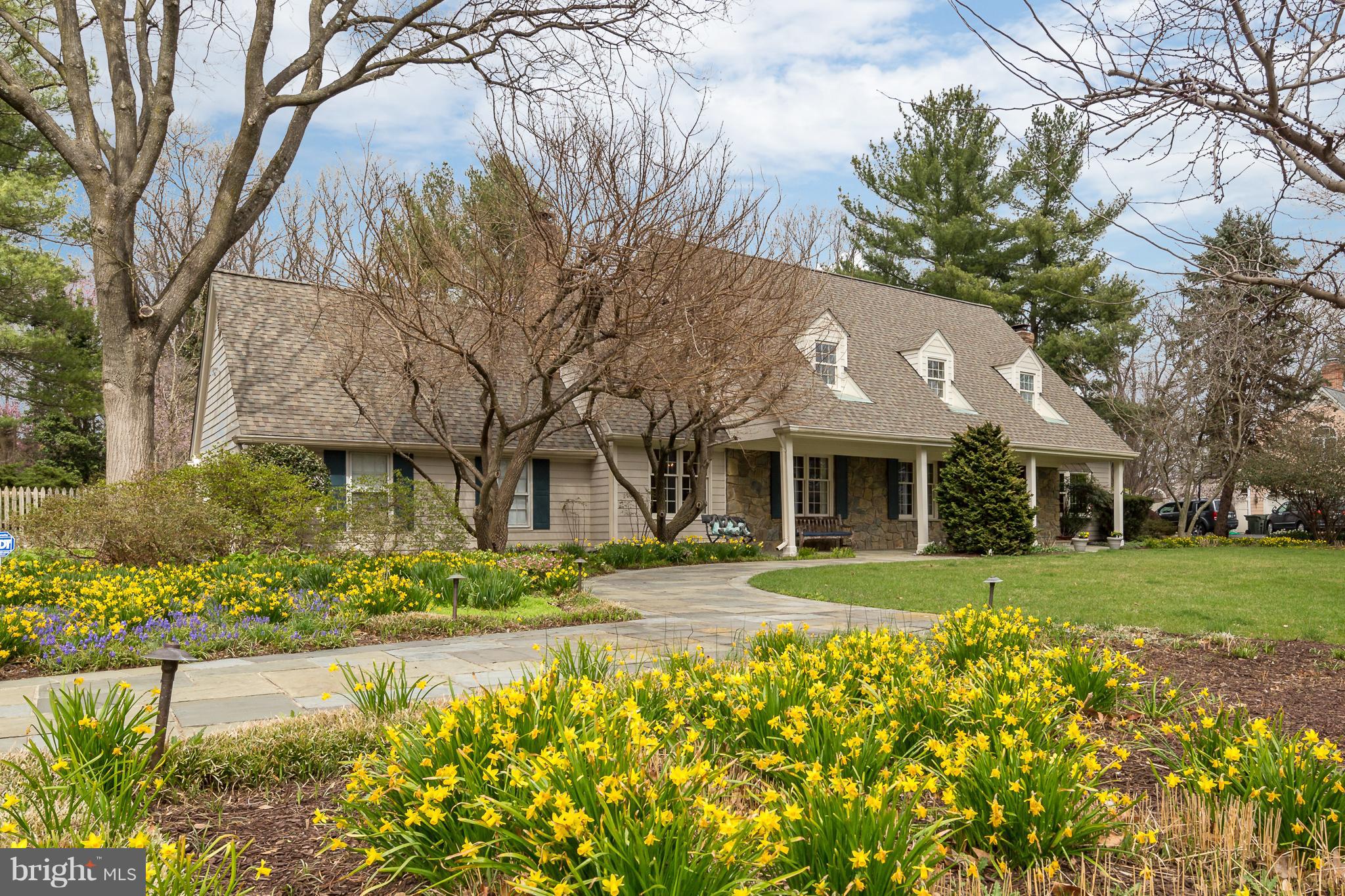 Beautiful Stone Walkway to Front Porch