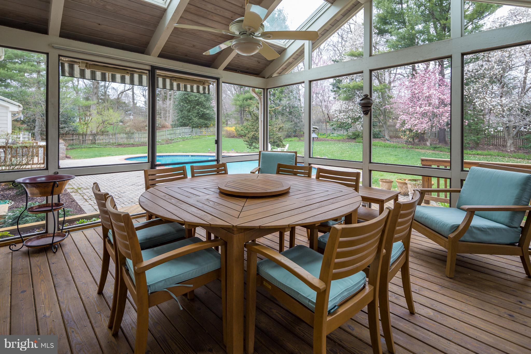7010 Holyrood Drive McLean, VA 22101 - Photo 8 of 30 Wonderful View of the Pool & Yard