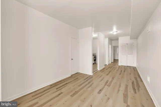 wooden floor in a room
