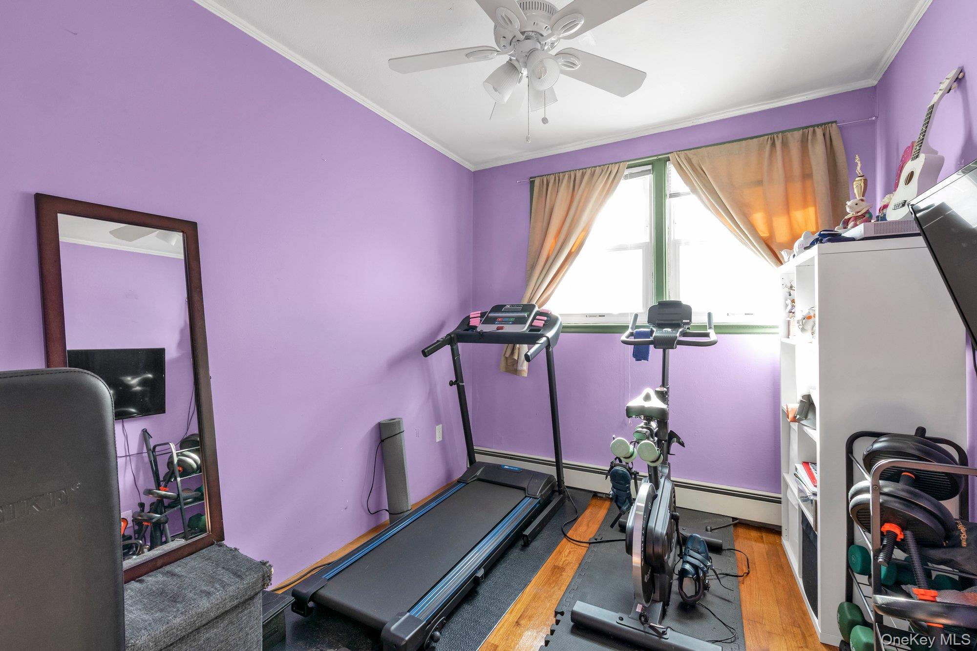 412 Wellington Road East Meadow, NY 11554 - Photo 14 of 15 a view of a room with gym equipment