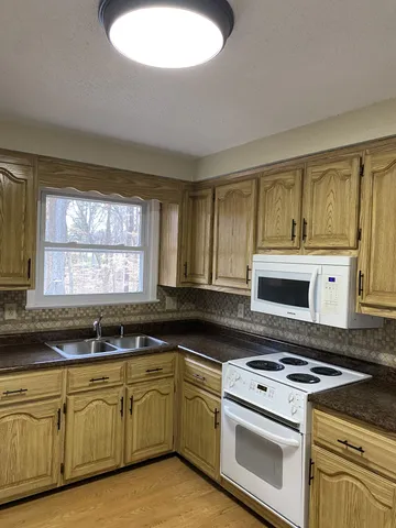 a view of outdoor space and trees