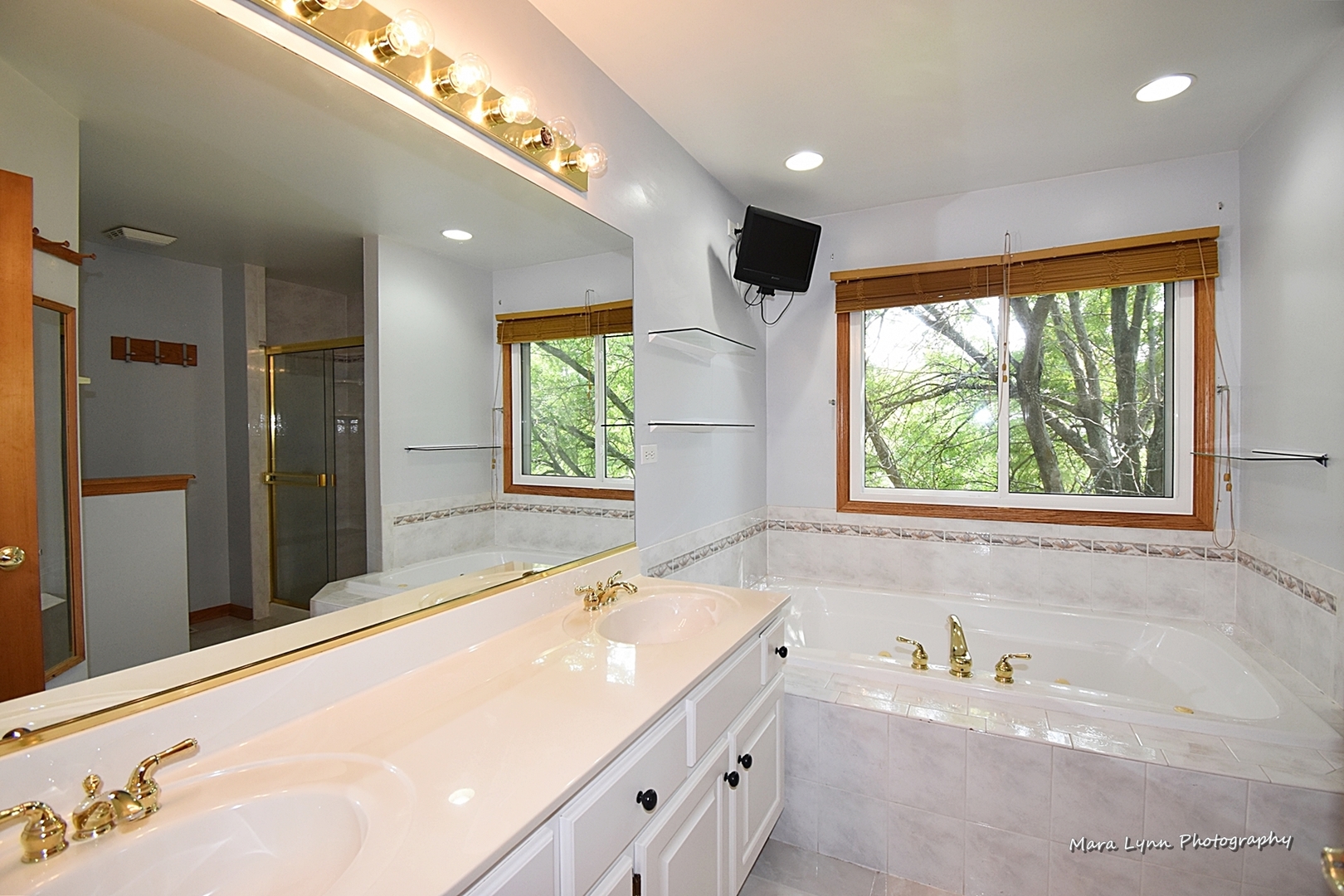 548 Lewis Road Geneva, IL 60134 - Photo 26 of 47 a spacious bathroom with a large tub and sink
