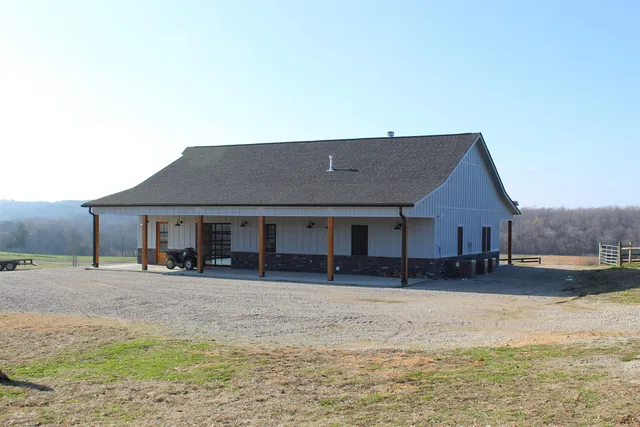 a house view with a outdoor space