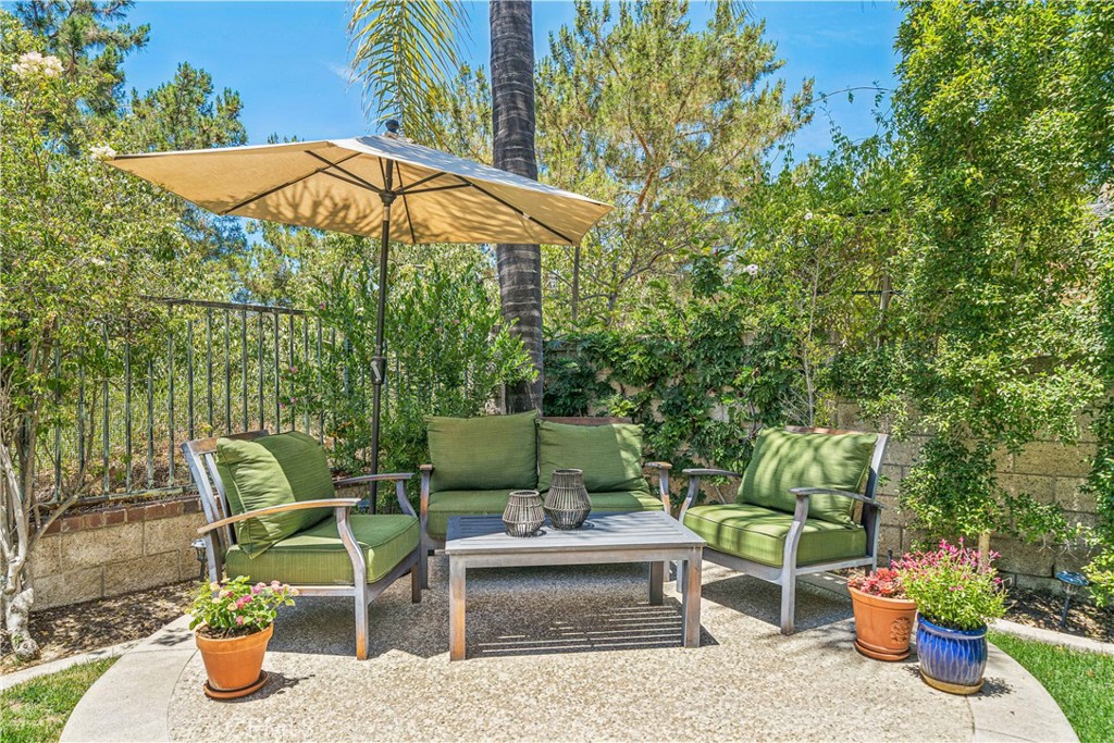 22681 Maplewood Mission Viejo, CA 92692 - Photo 43 of 71 a view of backyard with seating space and trees