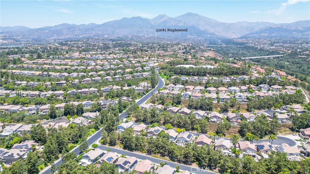 22681 Maplewood Mission Viejo, CA 92692 - Photo 47 of 71 an aerial view of residential house and sandy dunes