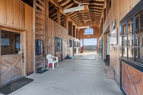 a view of a building with an outdoor space