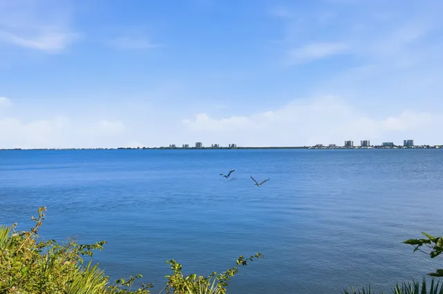 a view of a lake view and mountain view