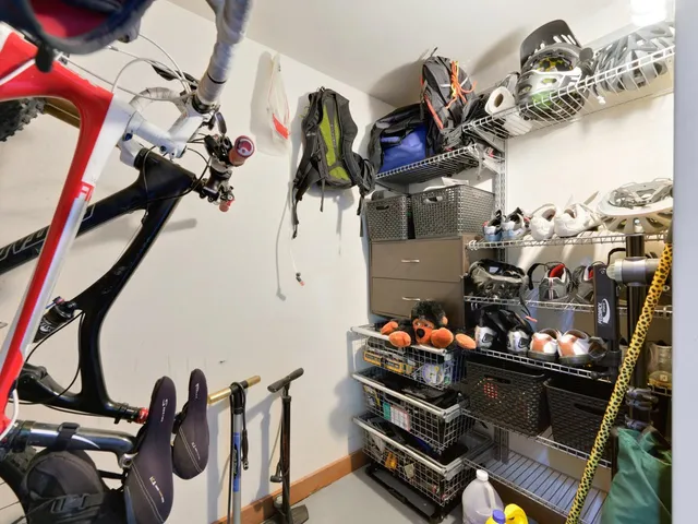 a view of a building with a yard