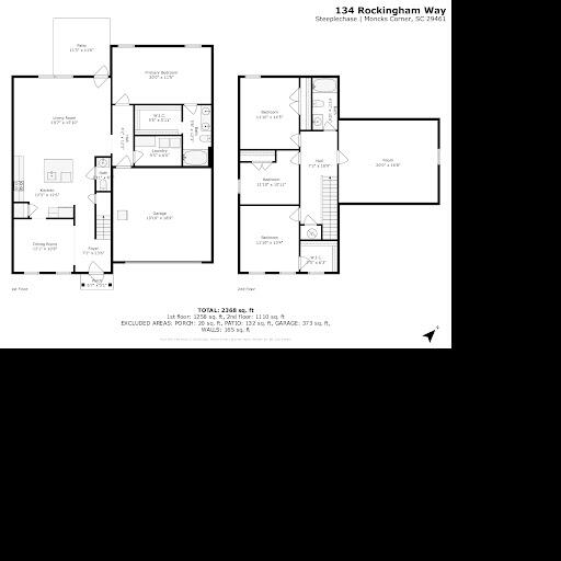 134 Rockingham Way Moncks Corner, SC 29461 - Photo 15 of 15 floorplan_combined(1)