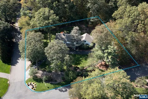 a view of a lake with mountains in the background