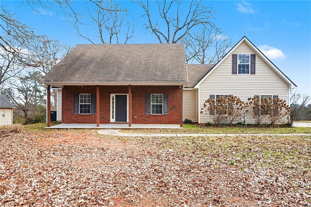 a house with a outdoor space