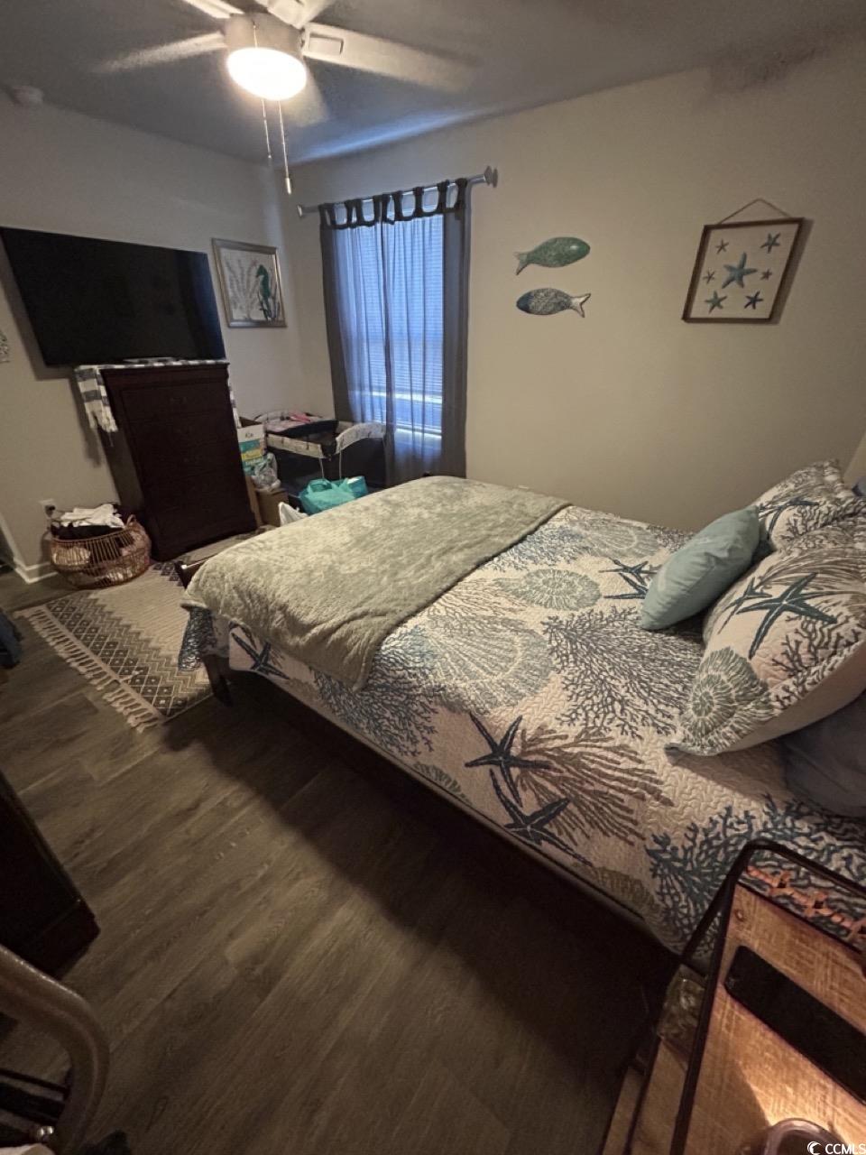 463 Ribbon Rail Way Loris, SC 29569 - Photo 4 of 27 Bedroom featuring ceiling fan and wood finished floors