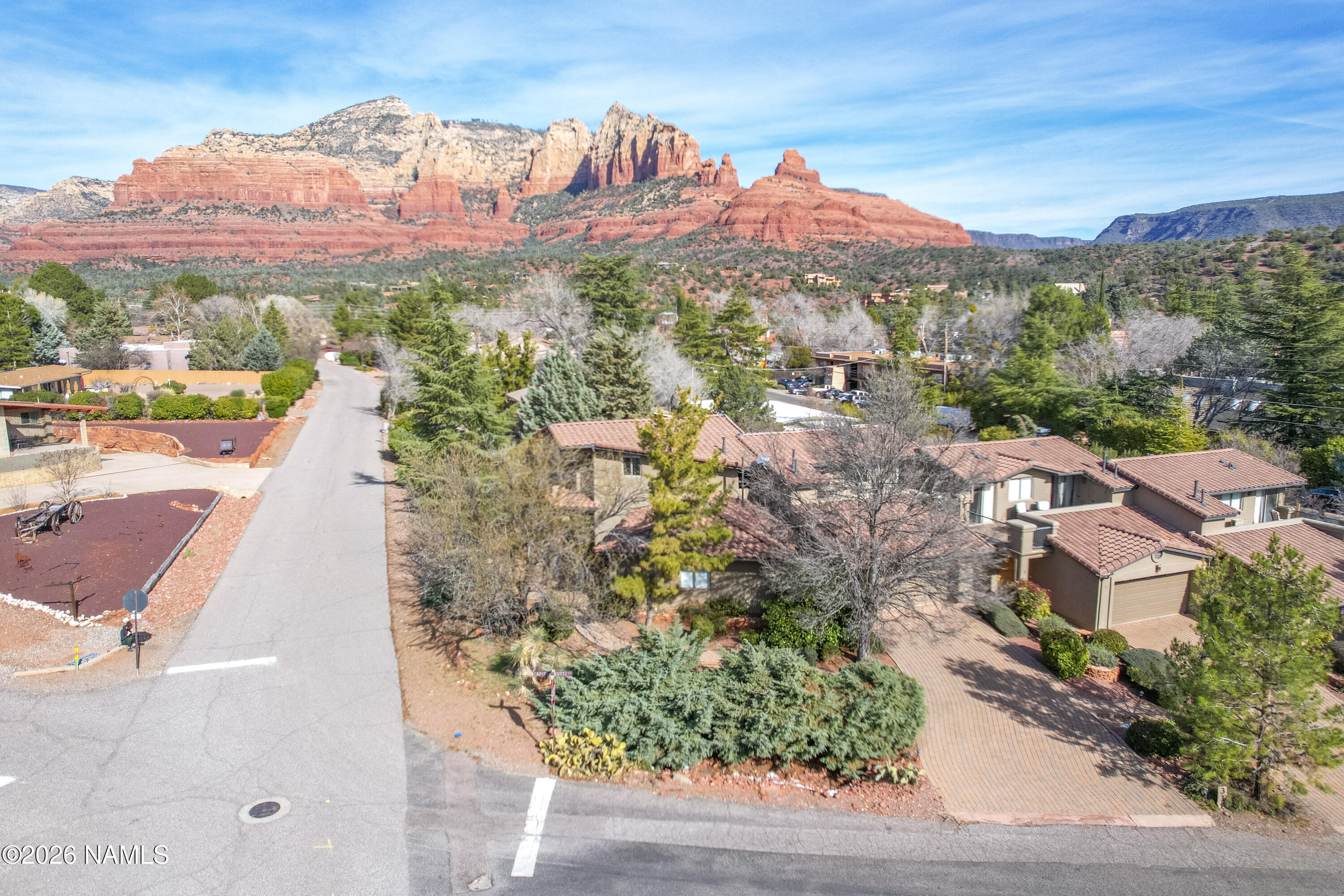 318 Capital Butte Road, Unit 2 Sedona, AZ 86336 - Photo 4 of 30 an aerial view of a city