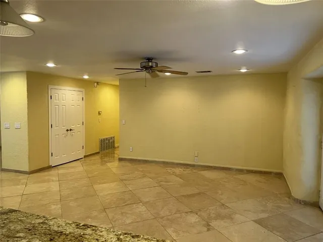 a view of empty room