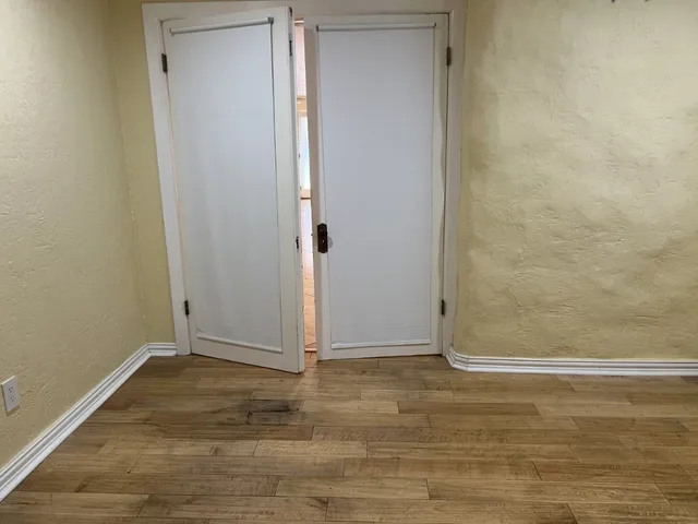 a view of wooden floor