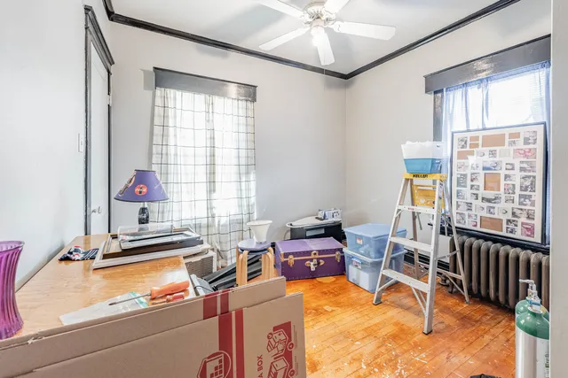 a room with musical instruments