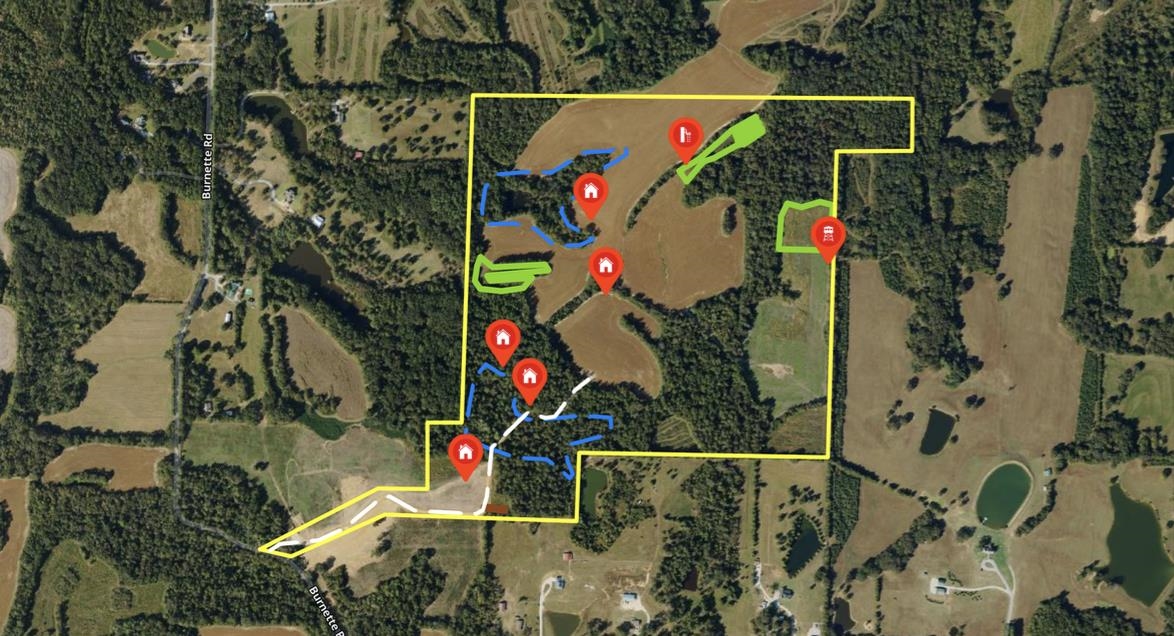 0 Burnett Road Williston, TN 38076 - Photo 37 of 39 an aerial view of house and swimming pool