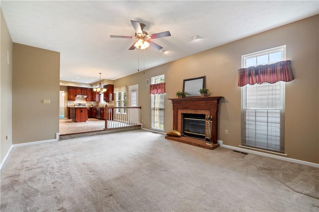 372 Indian Ridge Drive Coraopolis, PA 15108 - Photo 9 of 30 a view of a livingroom with a fireplace