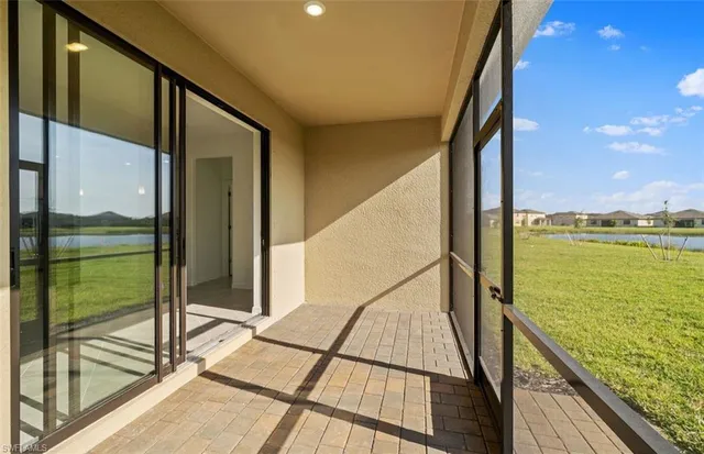 a view of ocean from a balcony