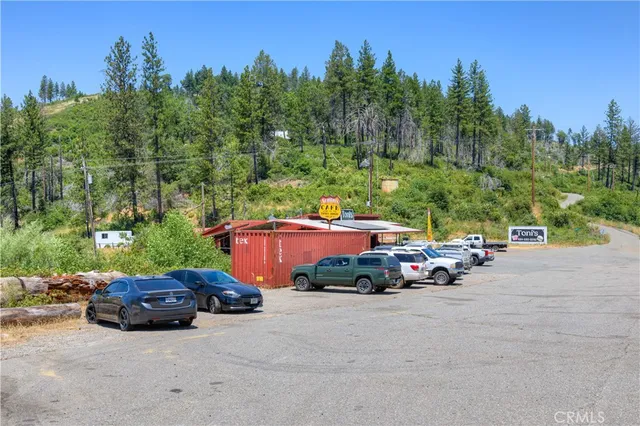 a car parked in front of a house