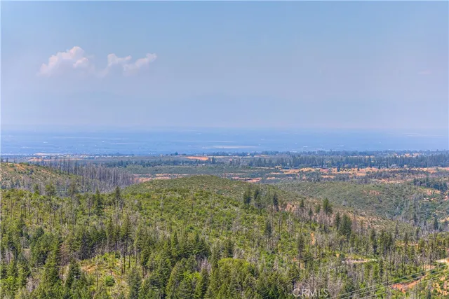 a view of city and mountain