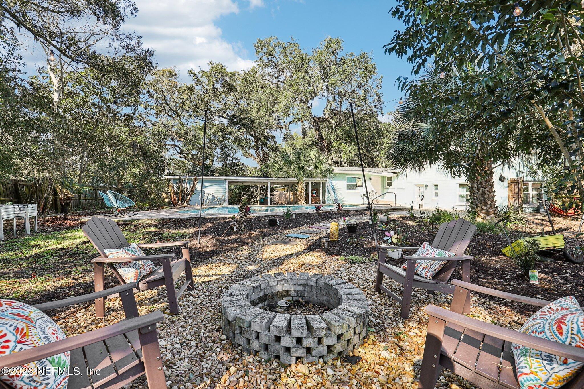 1911 Tanglewood Road Jacksonville Beach, FL 32250 - Photo 32 of 48 LARGE Backyard