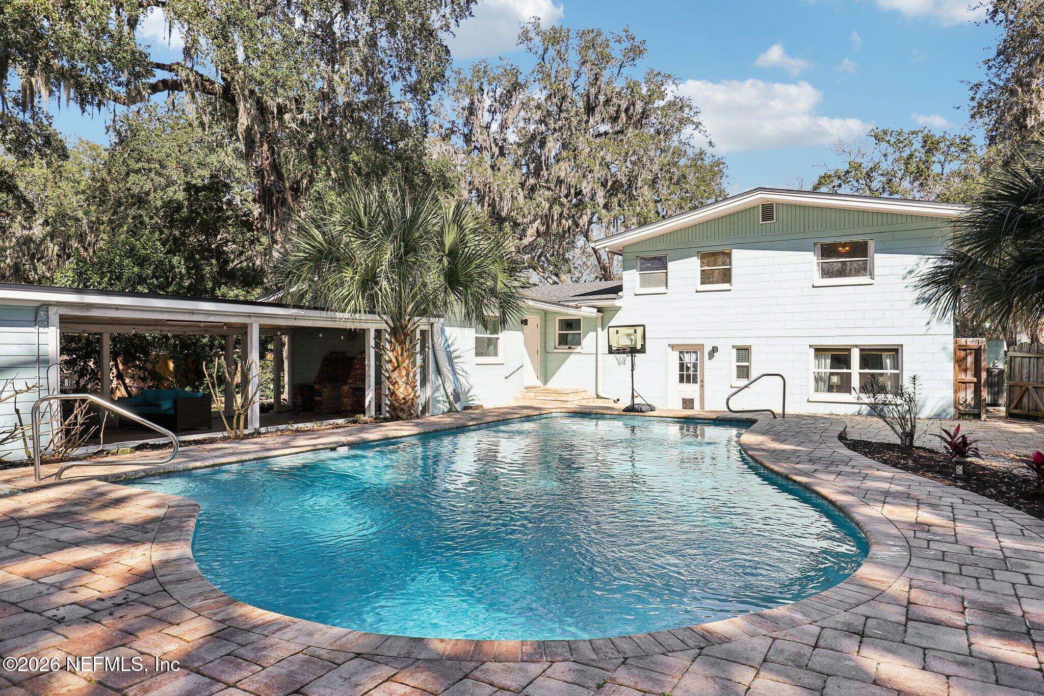 1911 Tanglewood Road Jacksonville Beach, FL 32250 - Photo 39 of 48 Inground Pool
