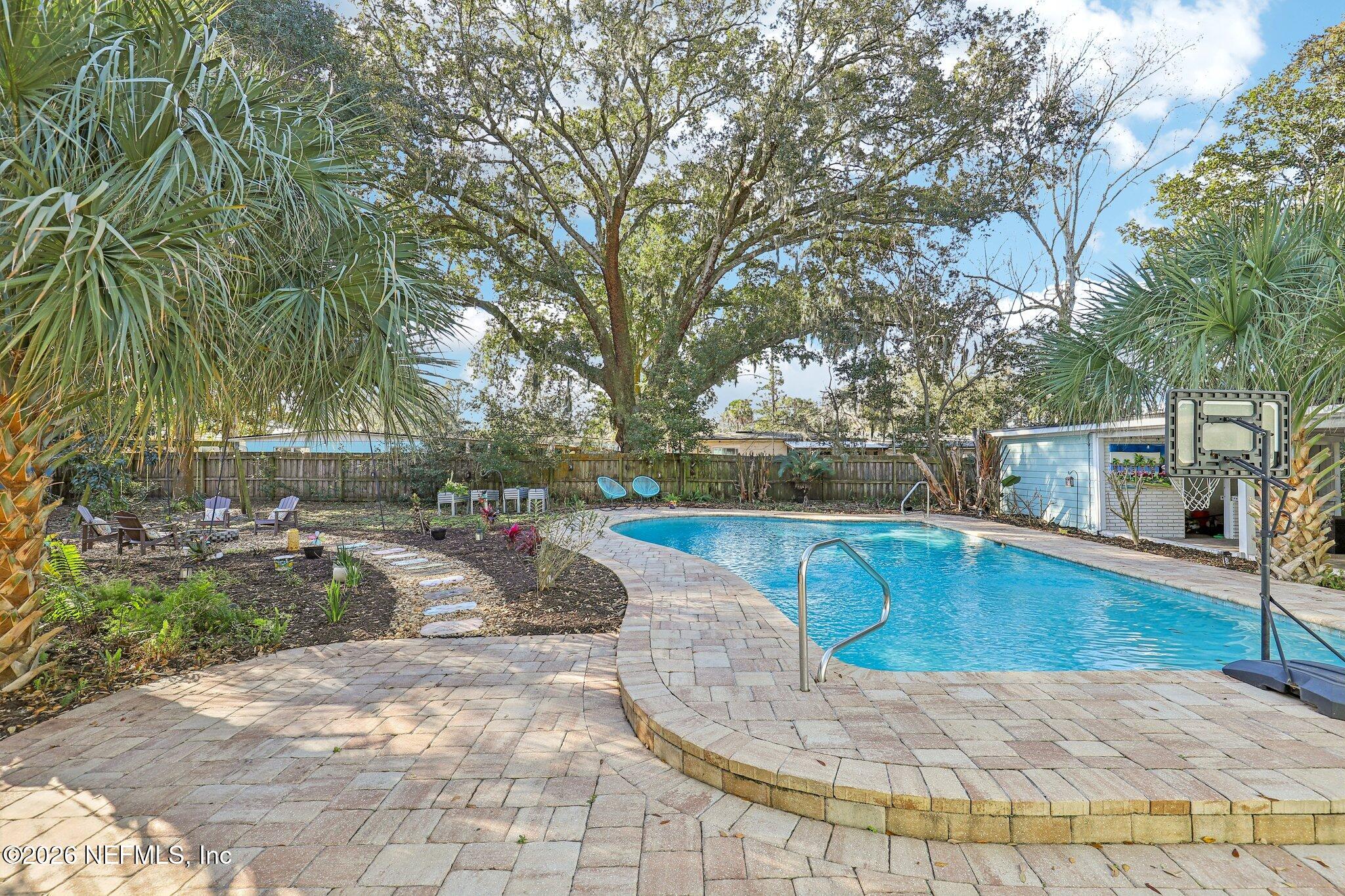 1911 Tanglewood Road Jacksonville Beach, FL 32250 - Photo 41 of 48 Large Backyard