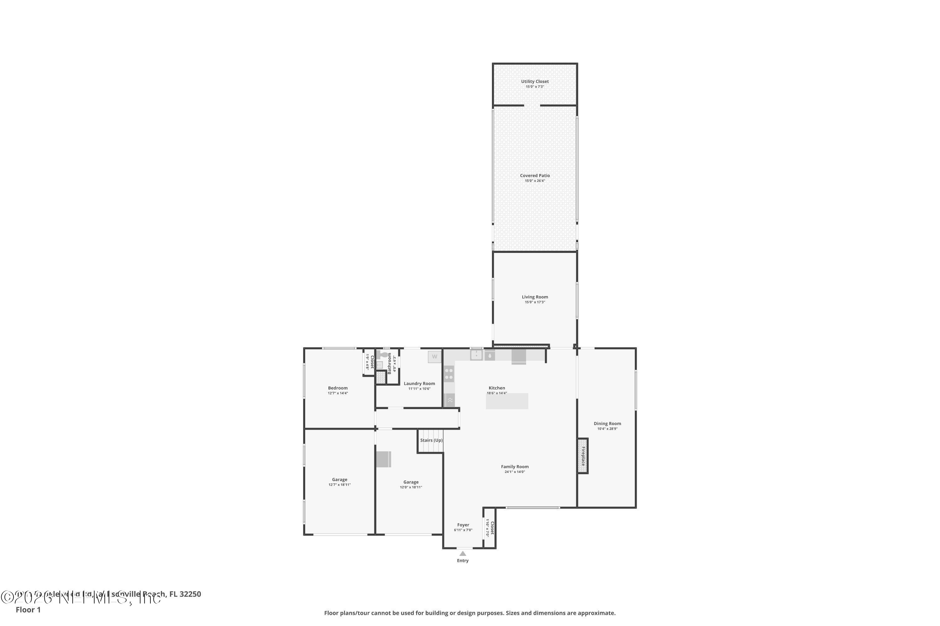 1911 Tanglewood Road Jacksonville Beach, FL 32250 - Photo 48 of 48 1-floor-1