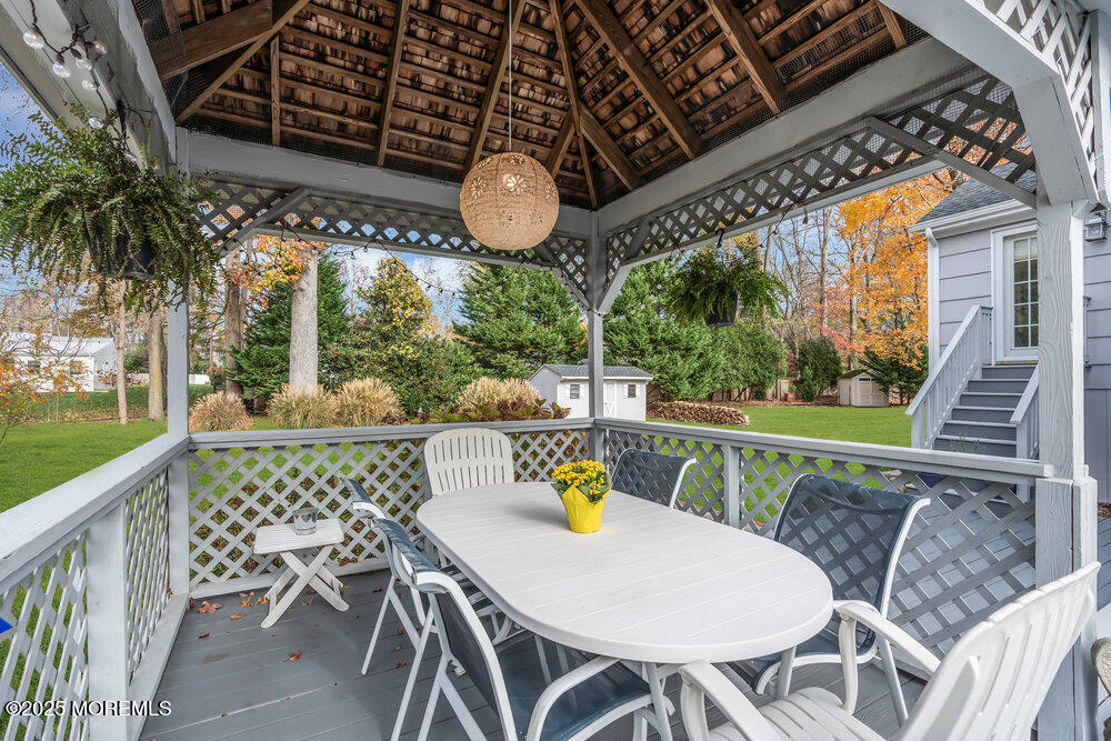 40 Brookside Lane Little Silver, NJ 07739 - Photo 32 of 43 a view of balcony with furniture