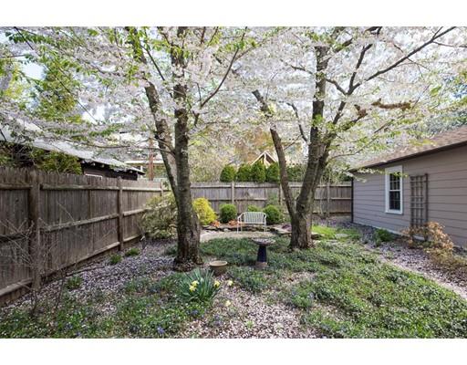 49 Grozier Road Cambridge, MA 02138 - Photo 19 of 22 a backyard of a house with lots of green space